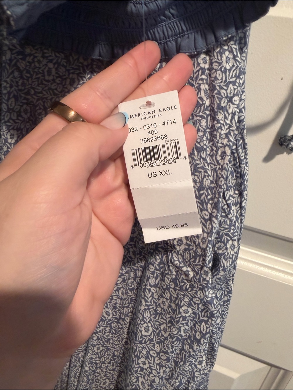 Floral Blue Wide-Leg Set - Picture 6 of 9